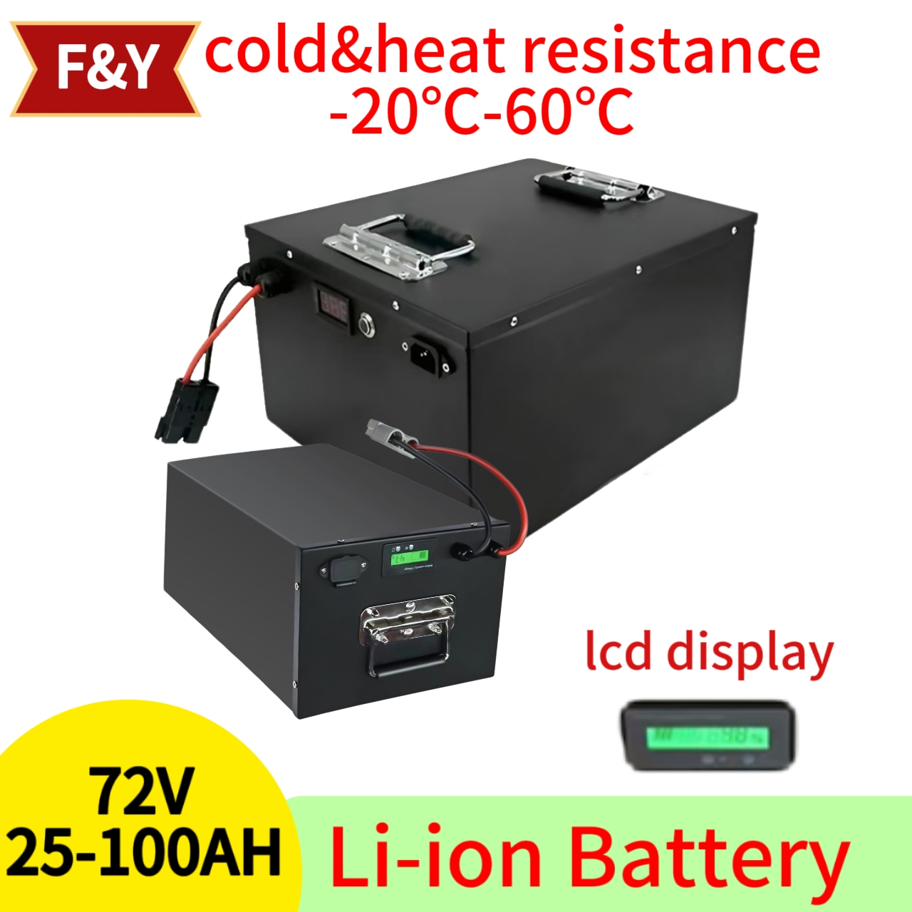 F&Y72V 25Ah 35Ah 45Ah 65Ah 80A - 72V 60Ah Lifepo4 Battery Pack ulasan dan harga